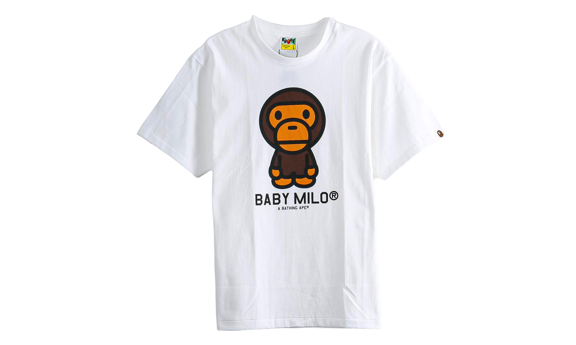 BAPE Baby Milo Tee White 2M30110001 WHT