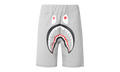BAPE Shark Sweat Shorts Grey 0ZXSPM153001DGYX