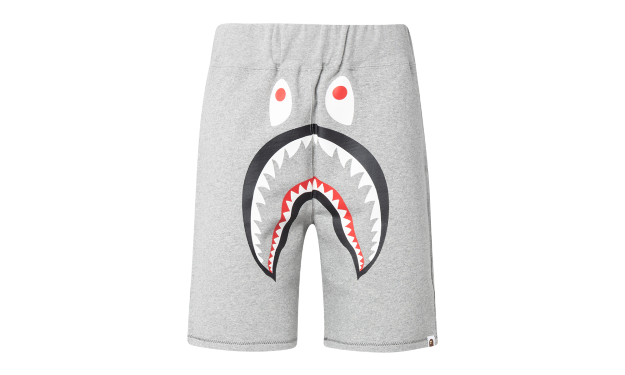 BAPE Shark Sweat Shorts Grey 0ZXSPM153001DGYX