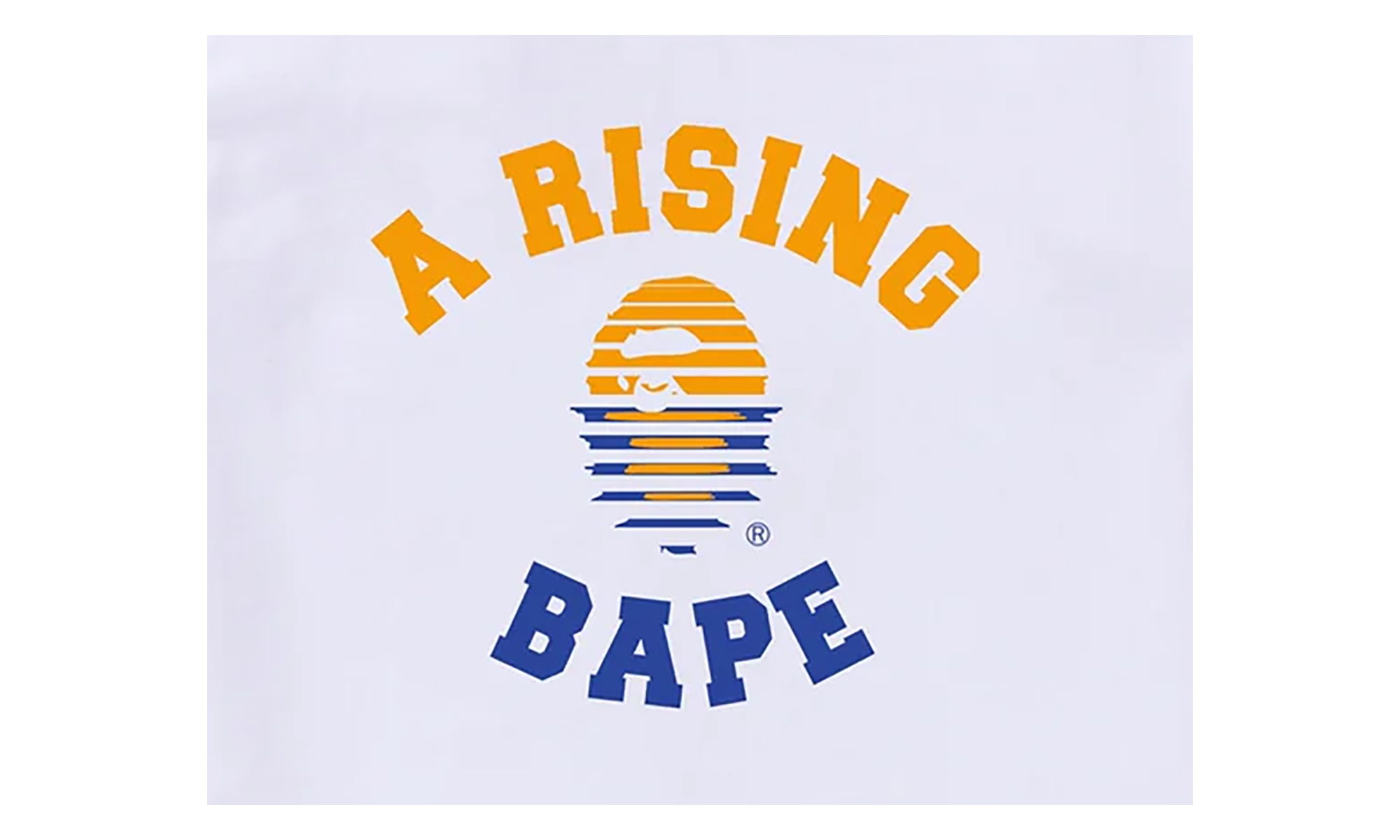 BAPE A Rising Bape Tee White 1K30 110 047 WHITE