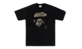 BAPE Tree Edge Camo Ape Face Tee Black / Brown 1L80110032 BLK