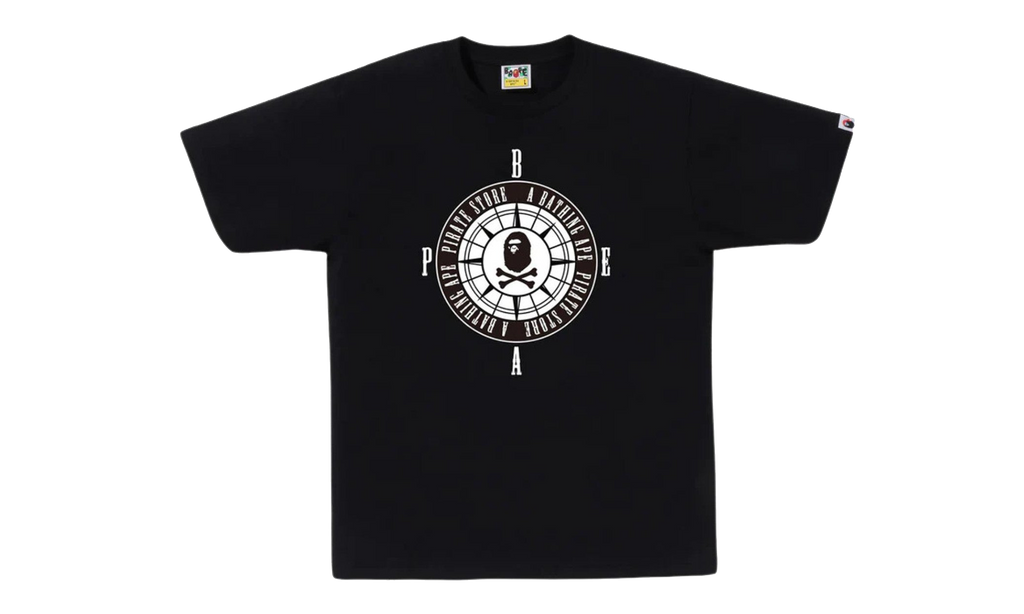 BAPE Pirate Store Compass Tee Black 4J20110007 BLACK
