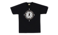 BAPE Pirate Store Compass Tee Black 4J20110007 BLACK
