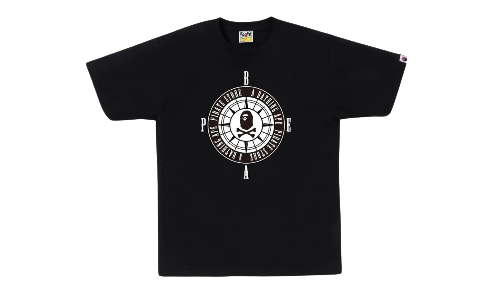 BAPE Pirate Store Compass Tee Black 4J20110007 BLACK