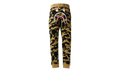BAPE 1st Camo Shark Slim Fit Sweatpants Yellow 1H80 152 012 YELLOW