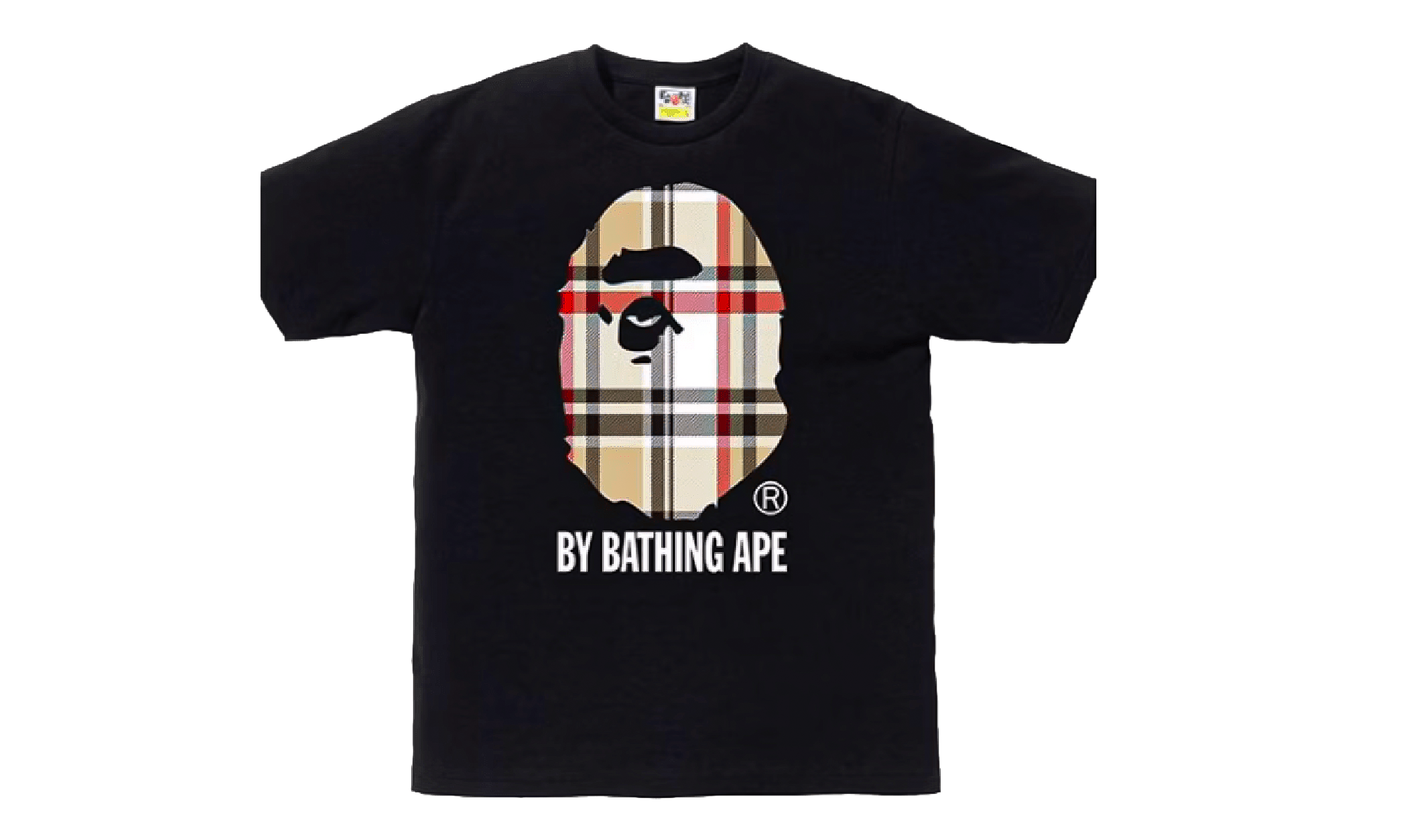 BAPE Check by Bathing Tee Black / Beige 1G30 110 044 BB