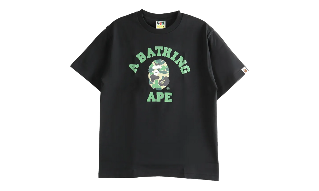 BAPE ABC Camo College Tee Black 1L30110005 BK0