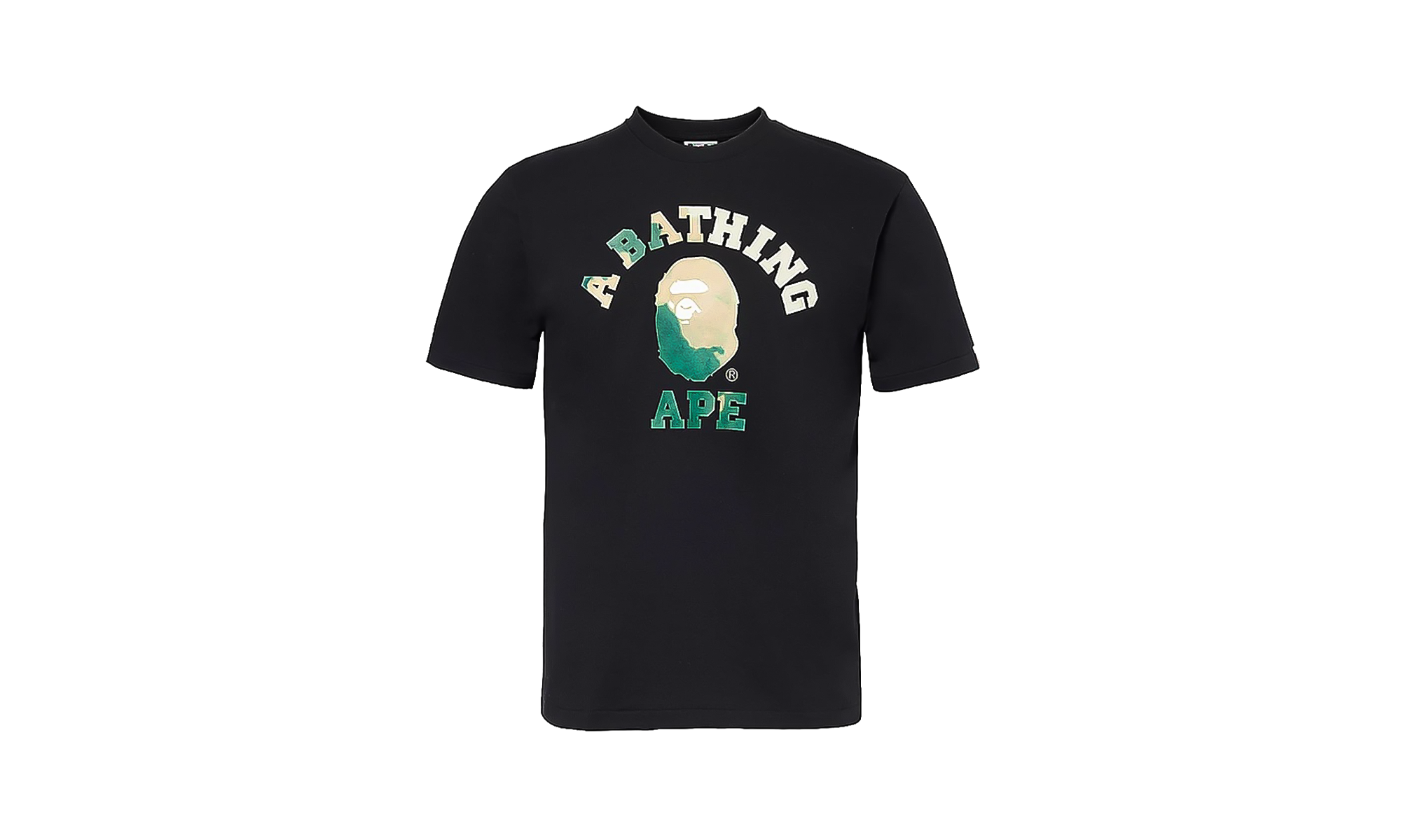 BAPE Tie Dye College Tee Black 242546M213108