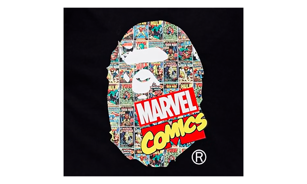 BAPE MARVEL SHIRT Black BAPE032