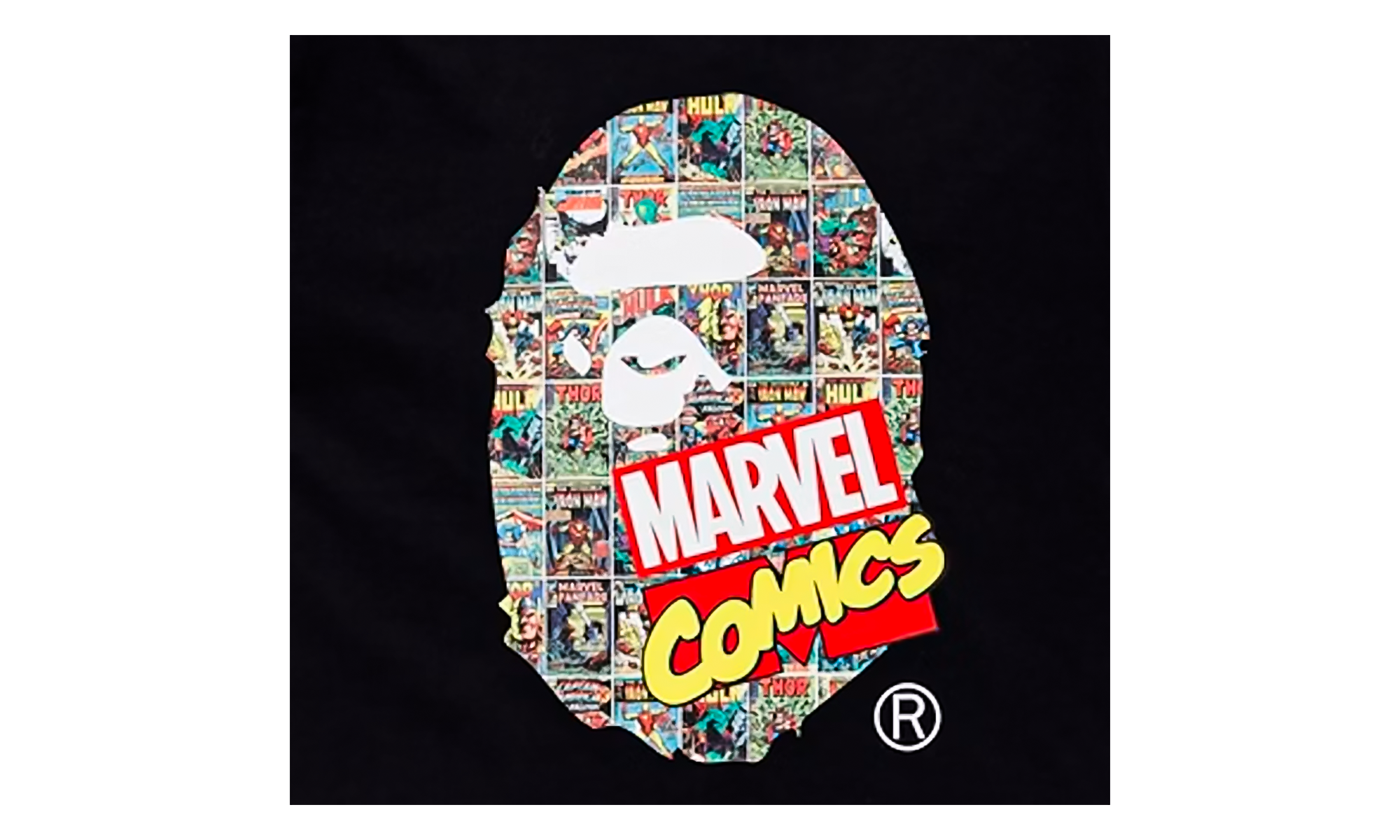 BAPE MARVEL SHIRT Black BAPE032