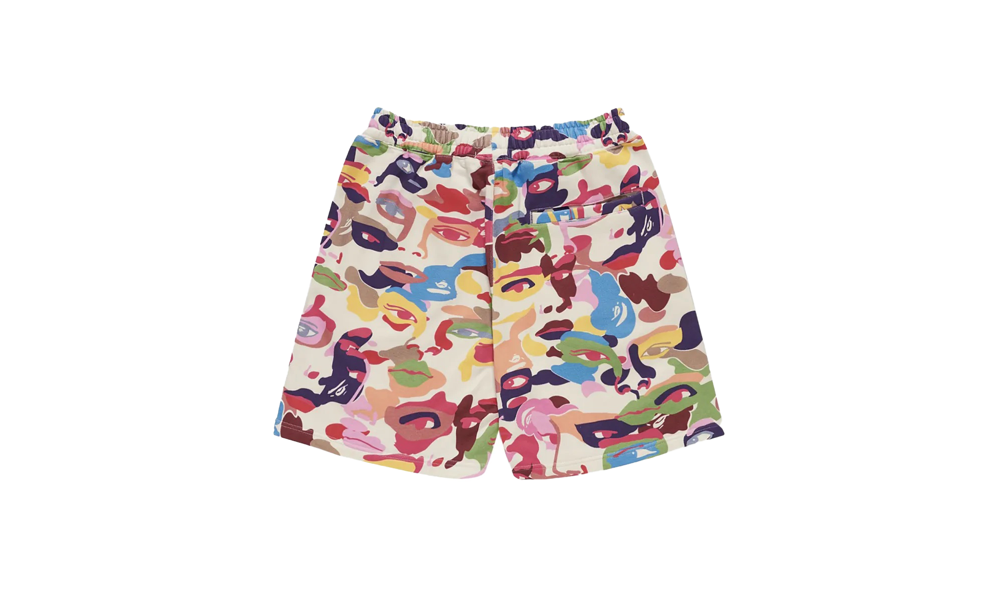 BAPE SWEAT SHORTS KIDSUPER CAMO - MULTI 1L23 153 902 WHITE
