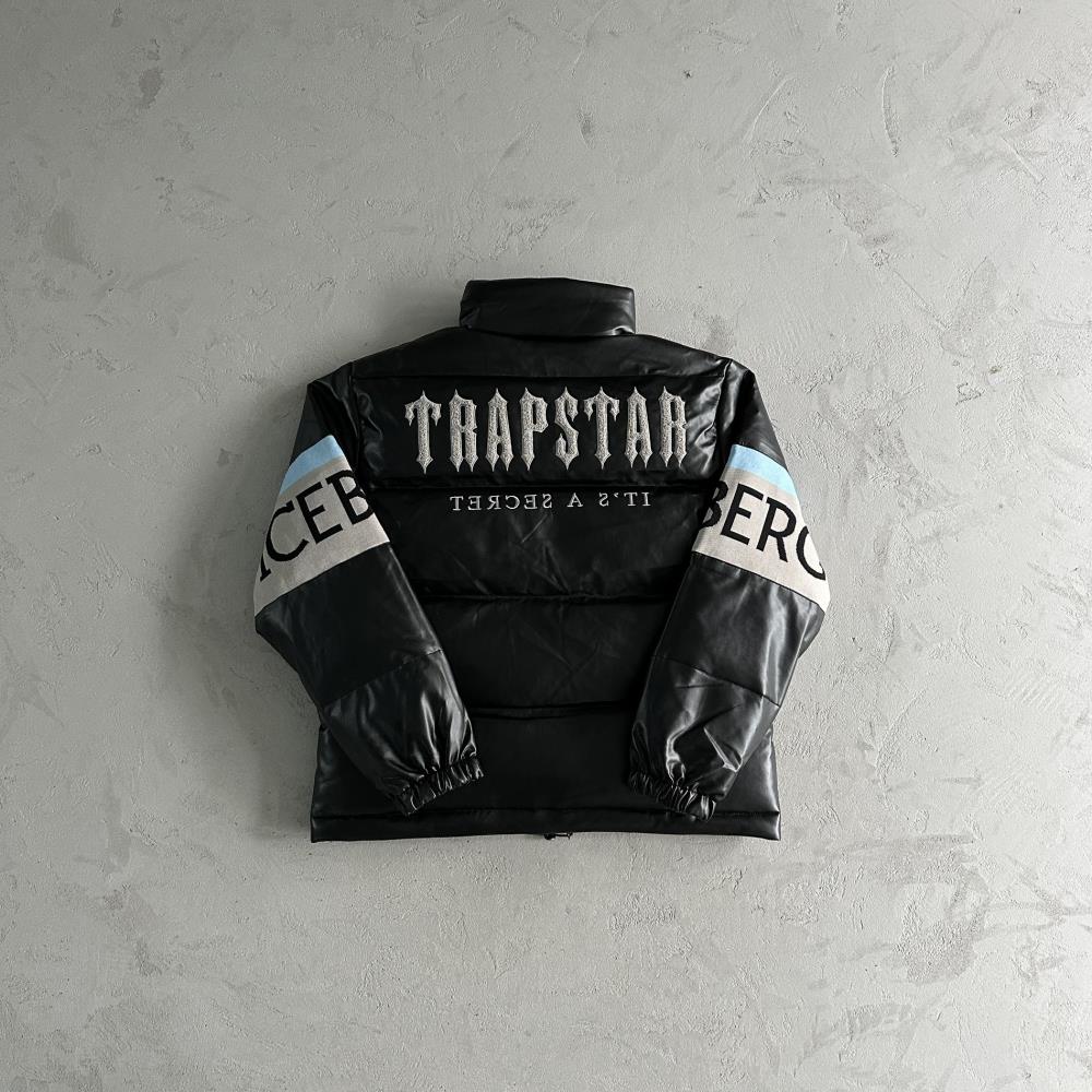Trapstar x Iceberg Puffer Jacket - Black Ironleague