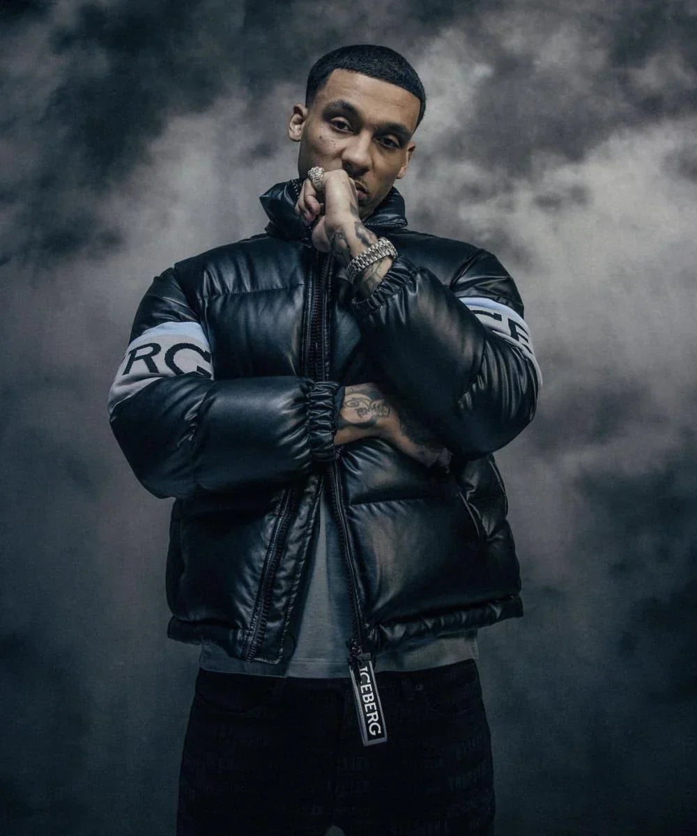 Trapstar x Iceberg Puffer Jacket - Black Ironleague