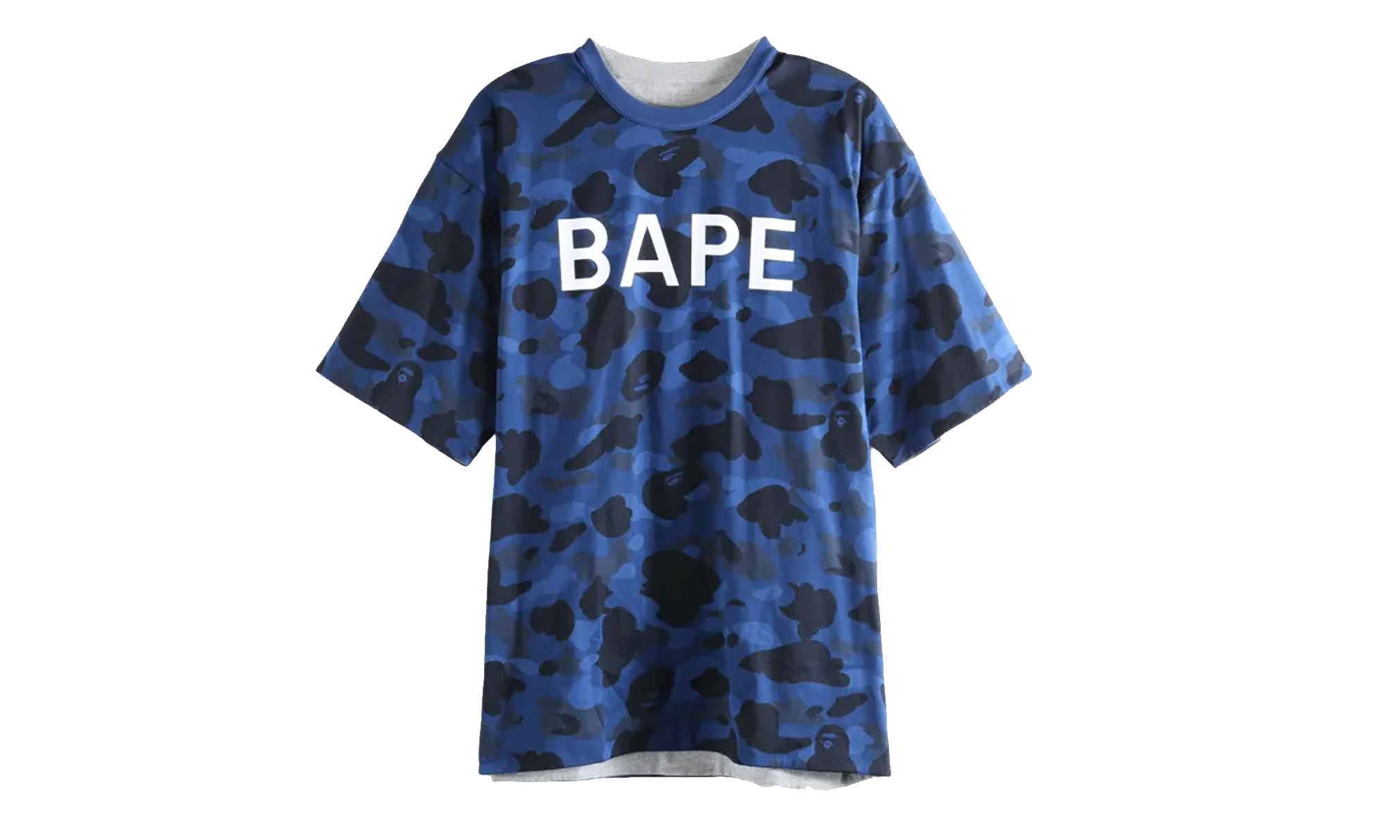 BAPE Color Camo Reversible Tee Navy 1M30109008 NVY