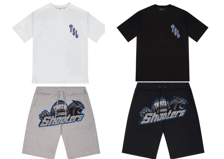 Trapstar TrapstarL Shooters Short Set - Black/White Ironleague