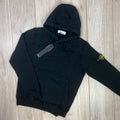 Stone Island Dyed Hoodie - Black Ironleague