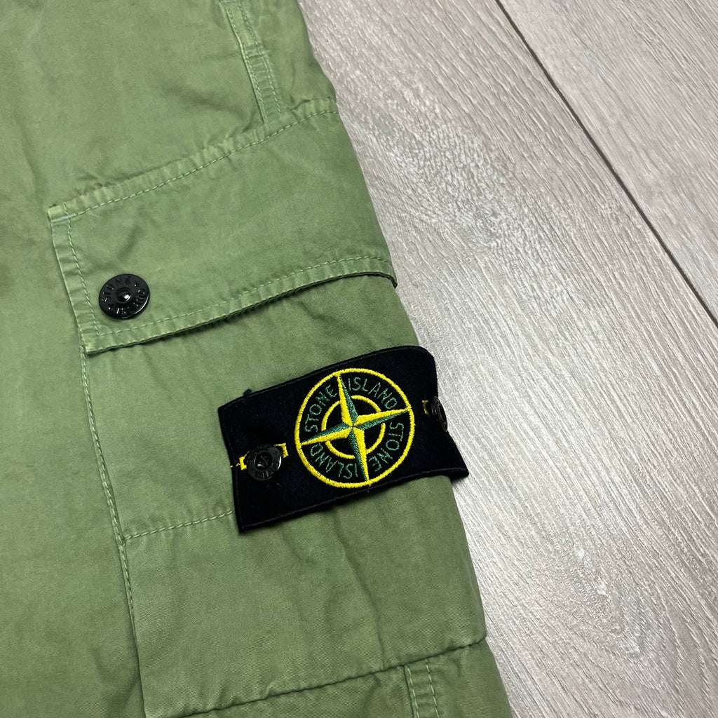 Stone Island Cargo Trousers - Sage Green Ironleague