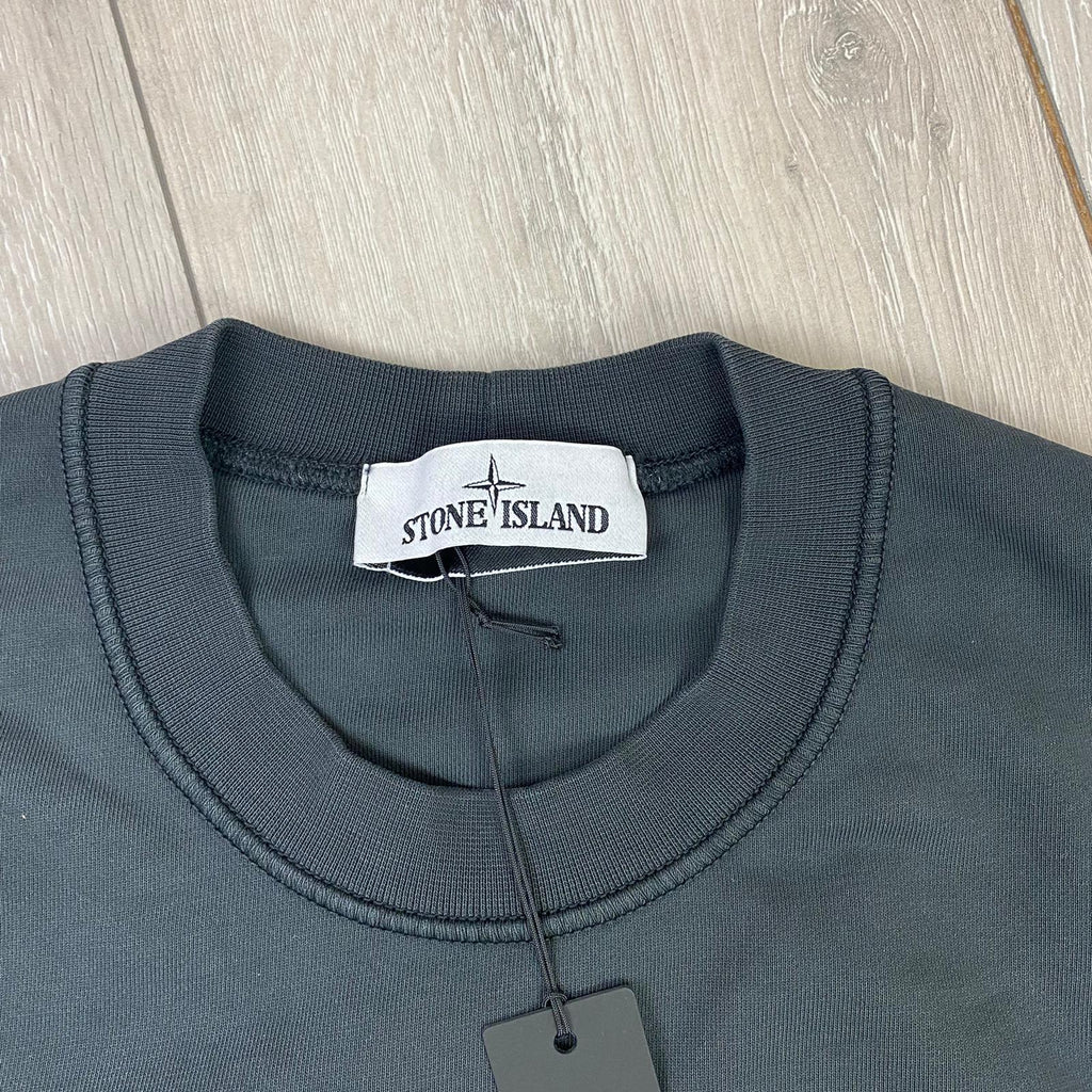 Stone Island Dyed Sweatshirt - Charcoal Ironleague