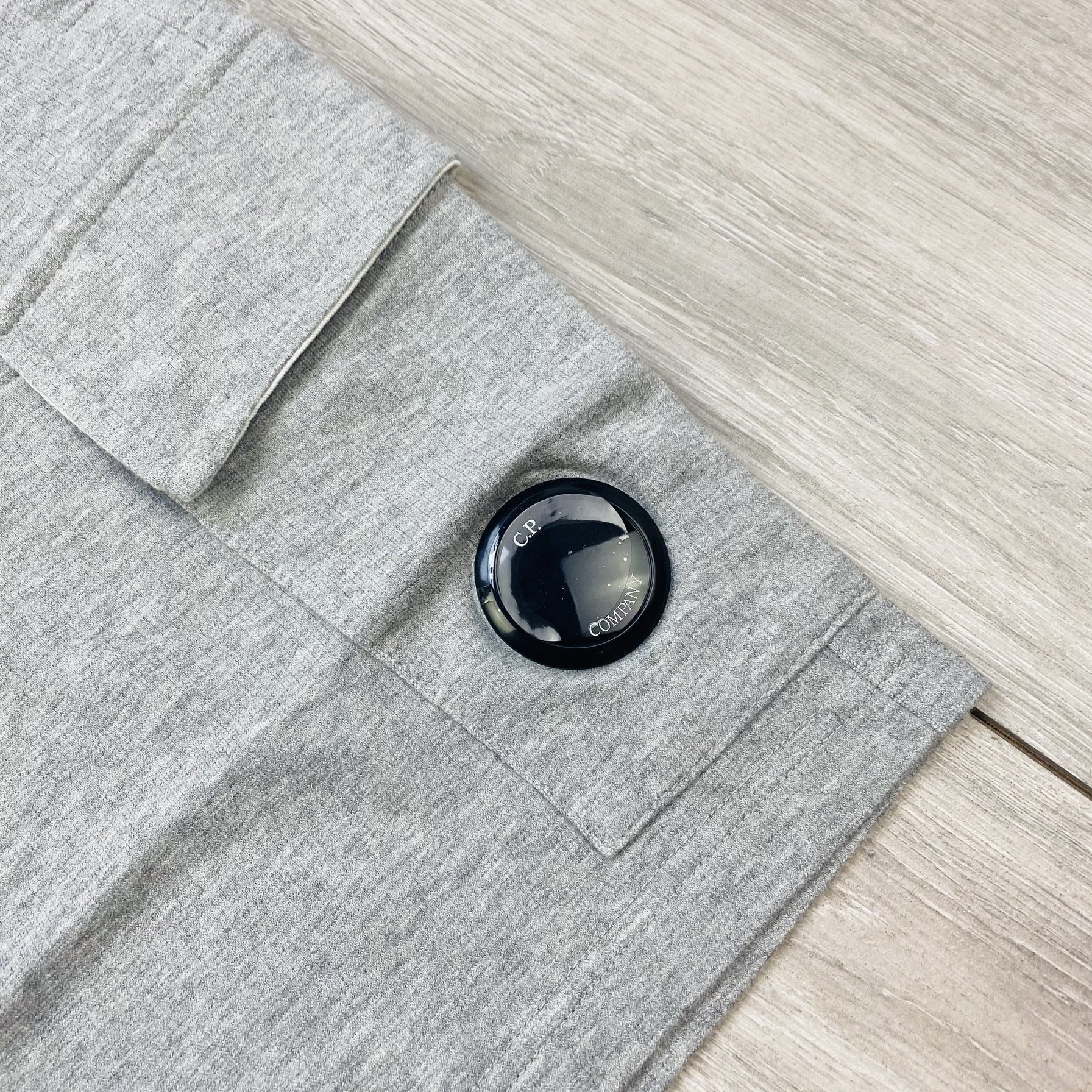 CP Company Jersey Shorts - Grey Ironleague