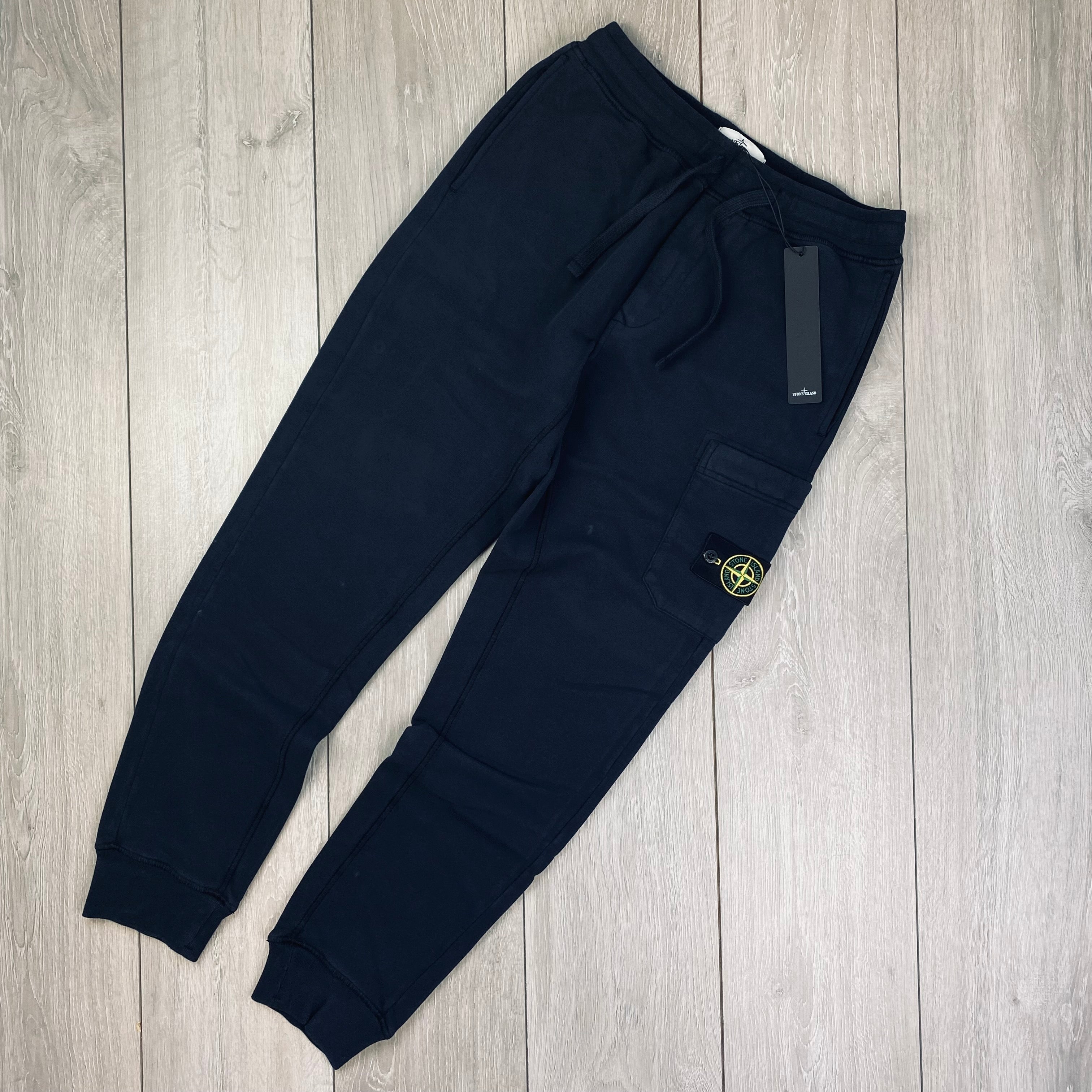Stone Island Dyed Sweatpants - Navy Ironleague