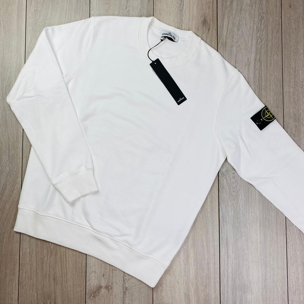 Stone Island Dyed Sweatshirt - White Ironleague