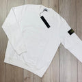 Stone Island Dyed Sweatshirt - White Ironleague