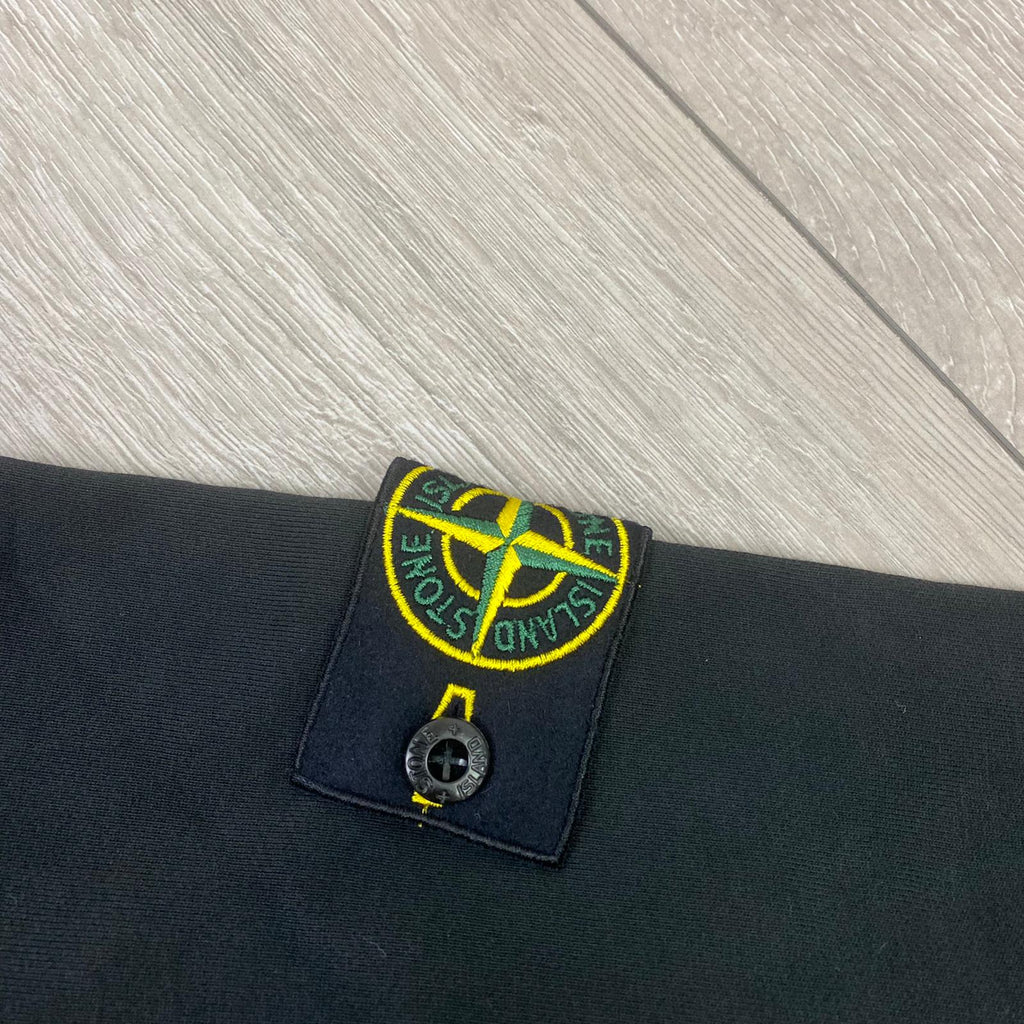 Stone Island Dyed Hoodie - Black Ironleague