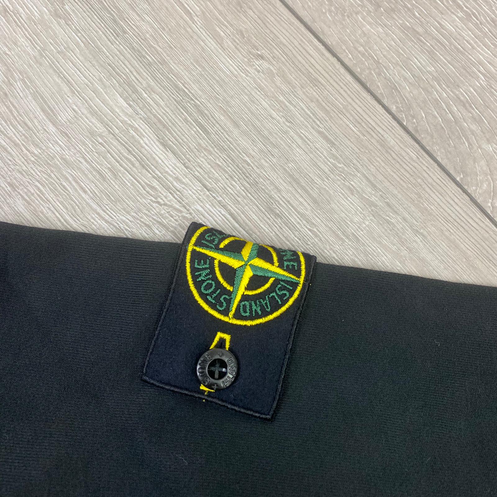 Stone Island Dyed Hoodie - Black Ironleague