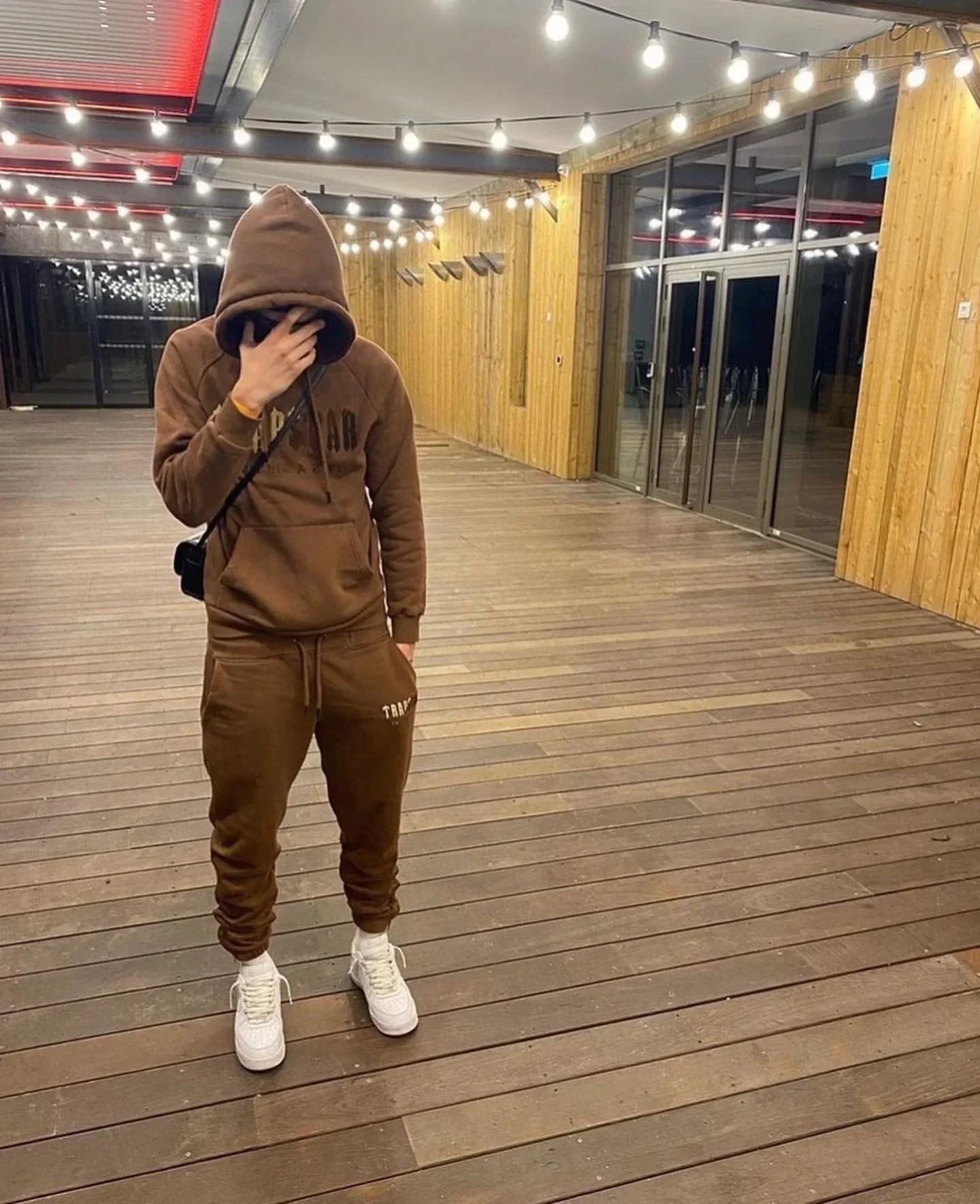 Trapstar chenille Decoded 2.0 Tracksuit - Brown Ironleague