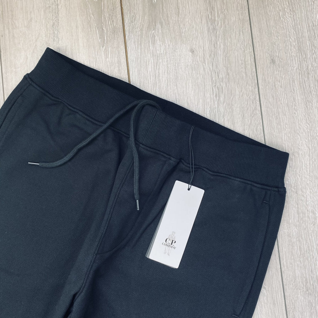 CP Company Raised Fleece Sweatpants - Black Ironleague