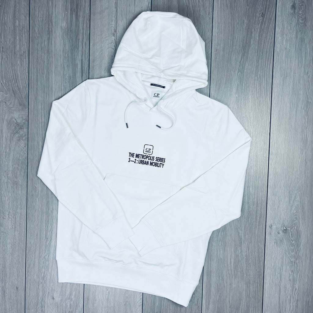 CP Company Metropolis Hoodie - White Ironleague