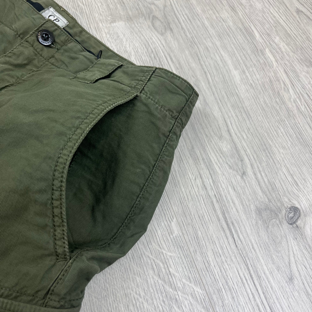 CP Company Cargo Shorts - Bronze Green Ironleague