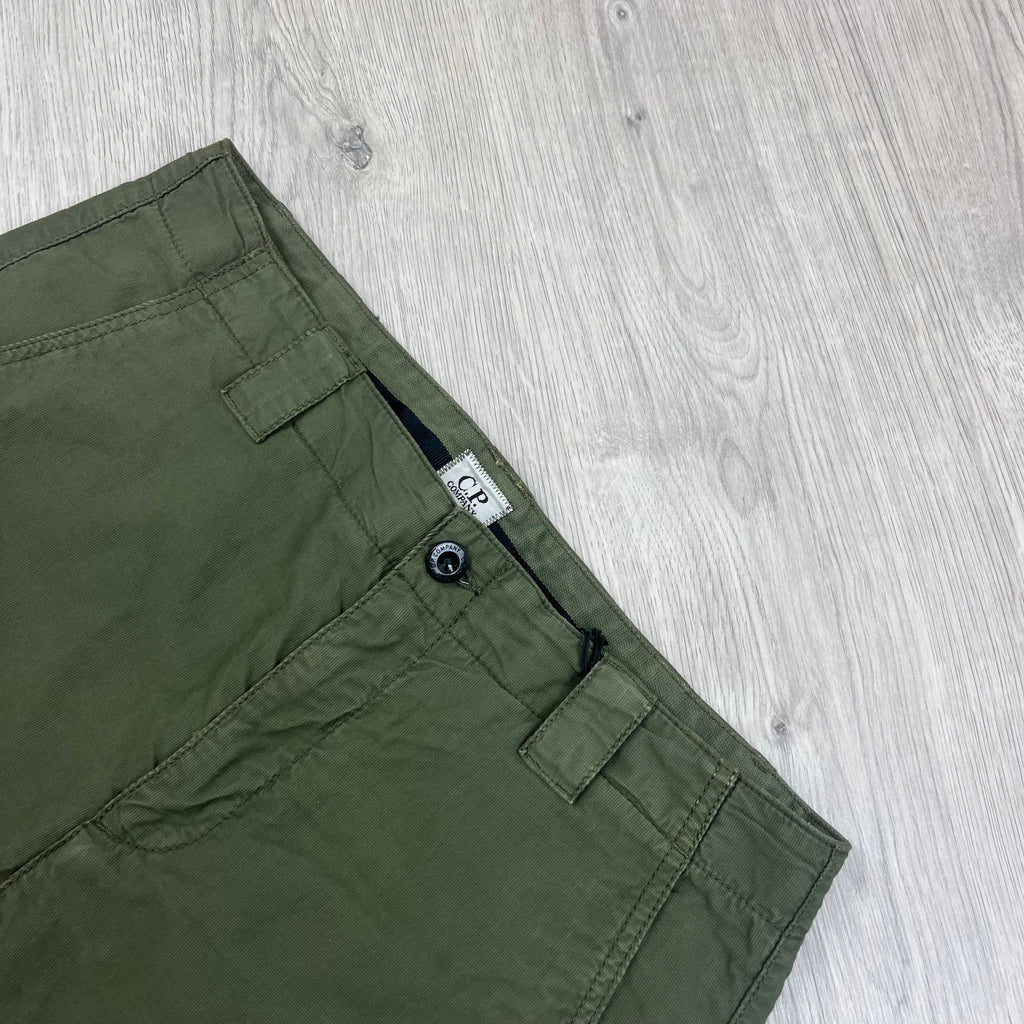 CP Company Cargo Shorts - Bronze Green Ironleague