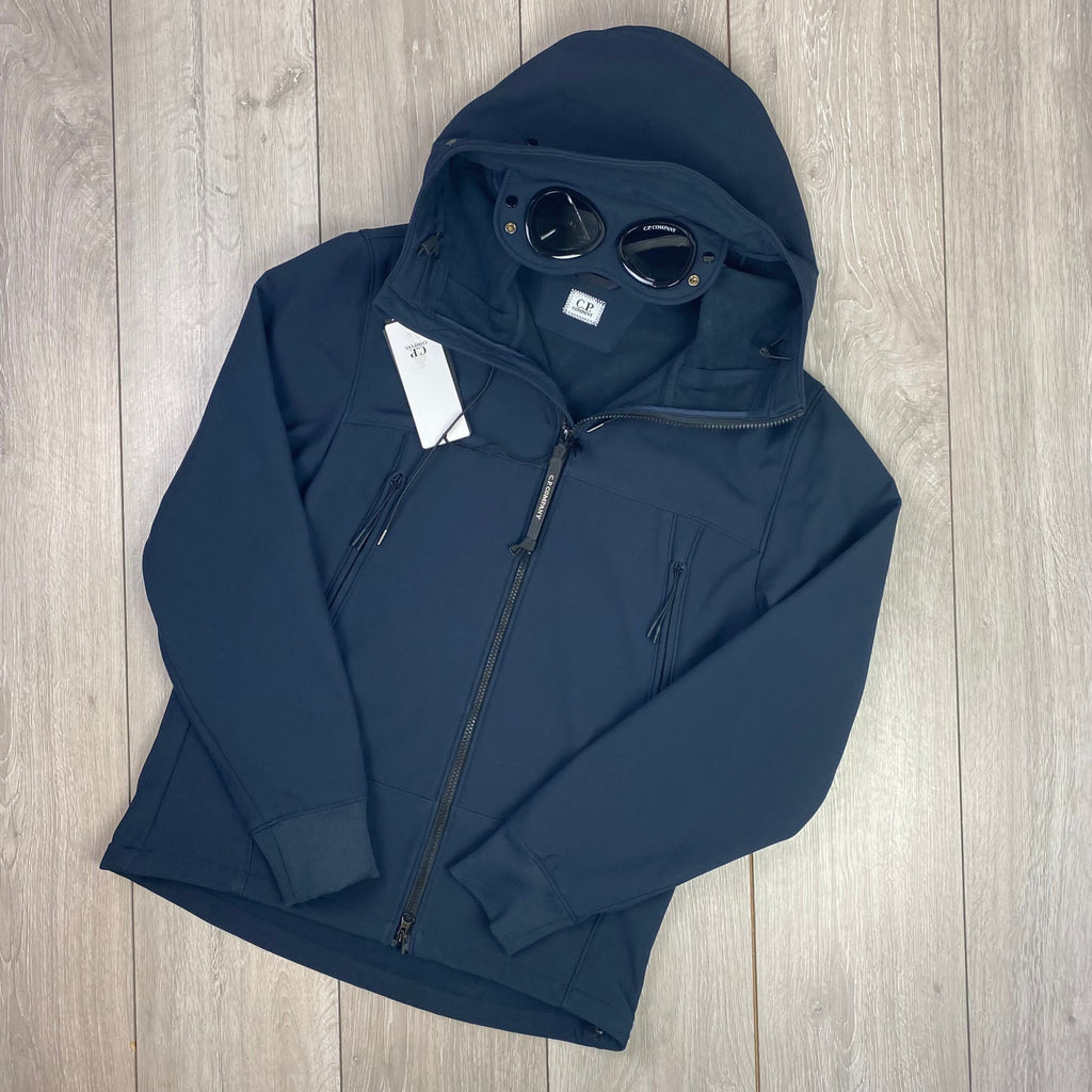 CP Company Shell Goggle Jacket - Navy Ironleague