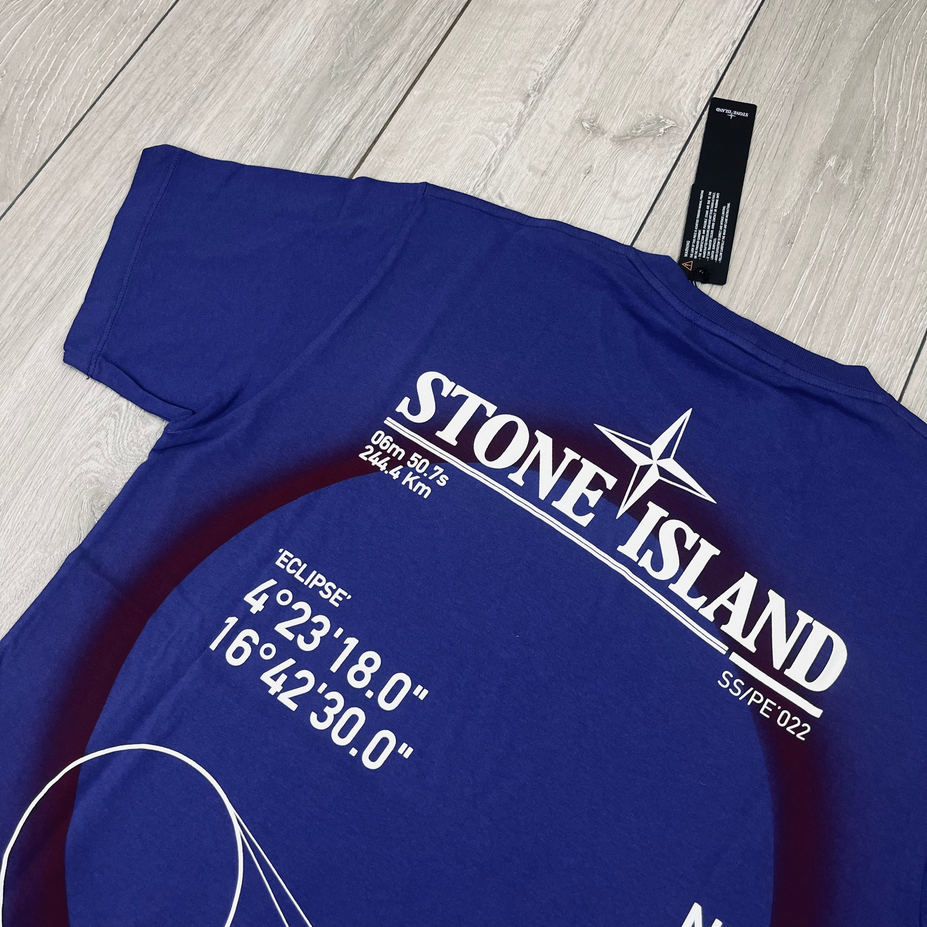Stone Island Printed T-Shirt - Bluette Ironleague