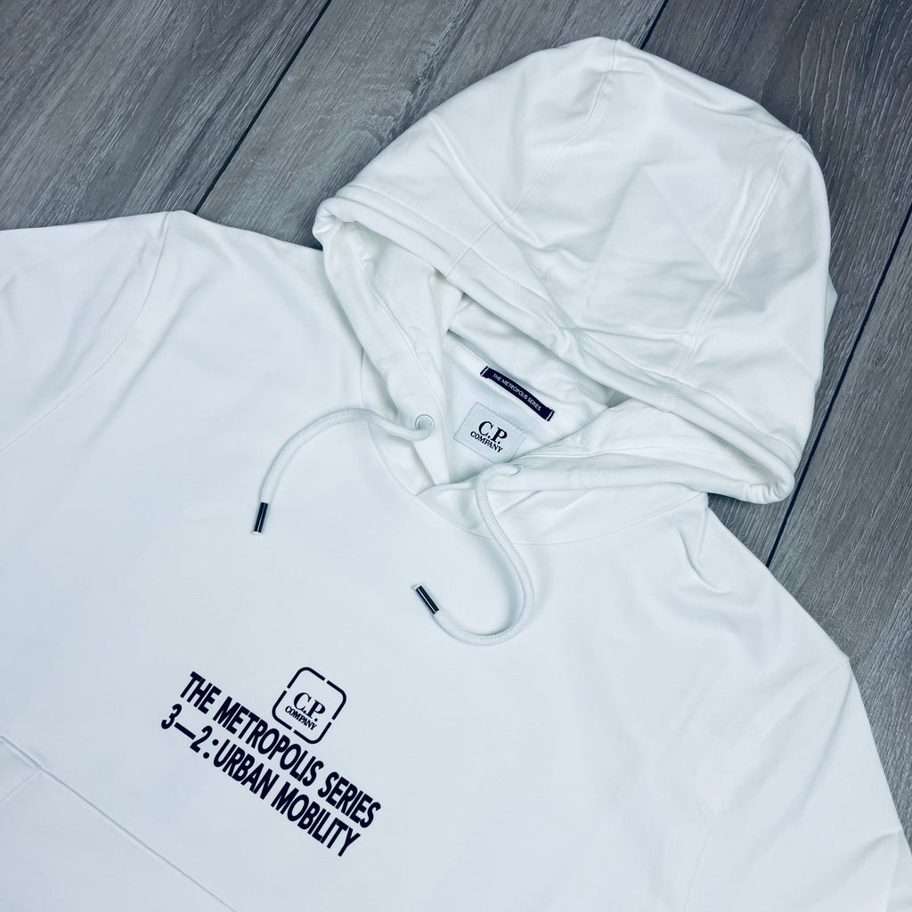 CP Company Metropolis Hoodie - White Ironleague