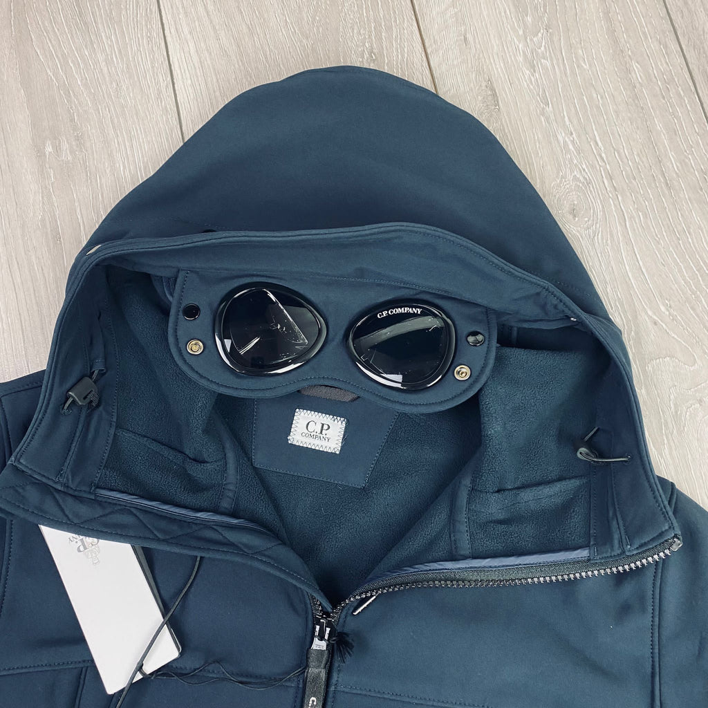 CP Company Shell Goggle Jacket - Navy Ironleague