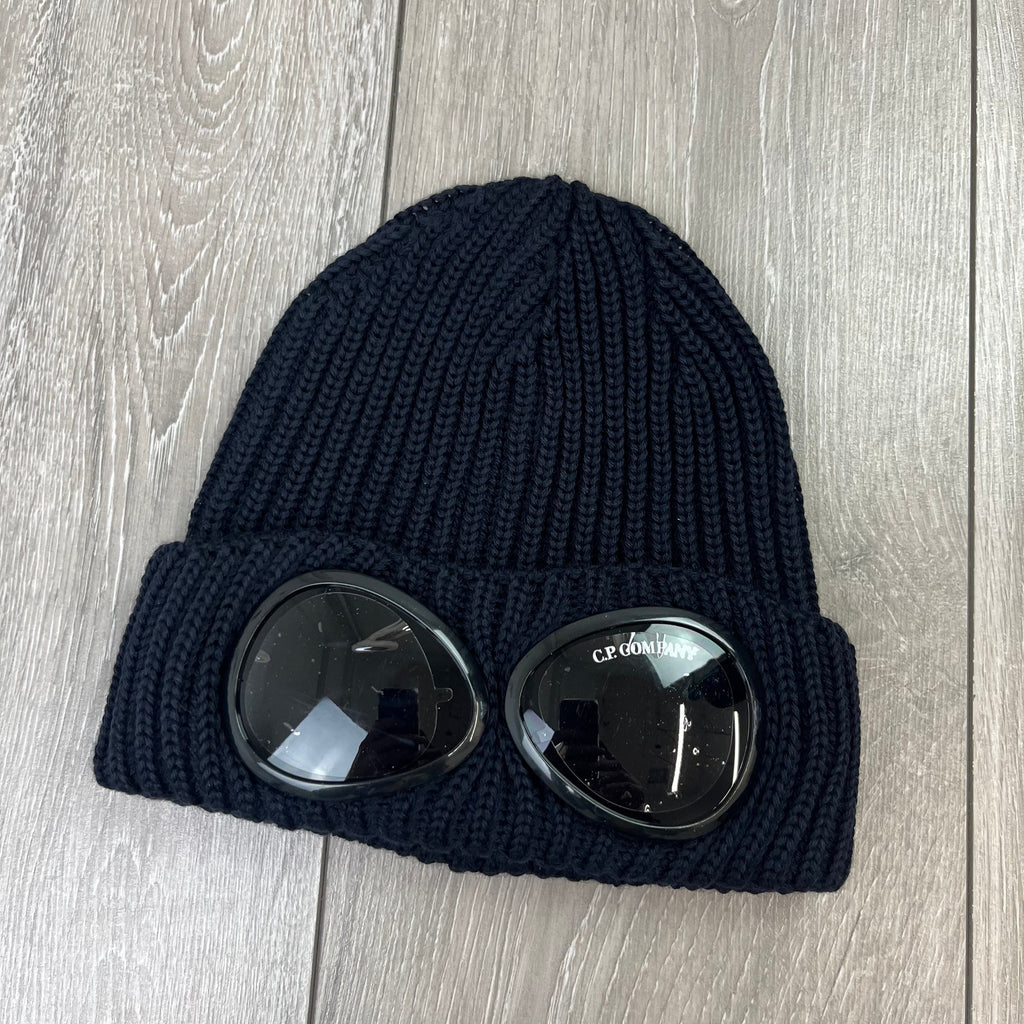 CP Company Goggle Beanie - Navy Ironleague