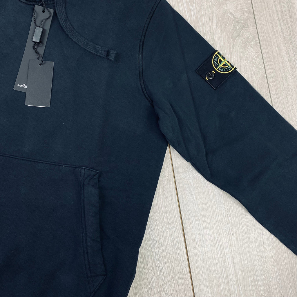 Stone Island Dyed Hoodie - Navy Ironleague