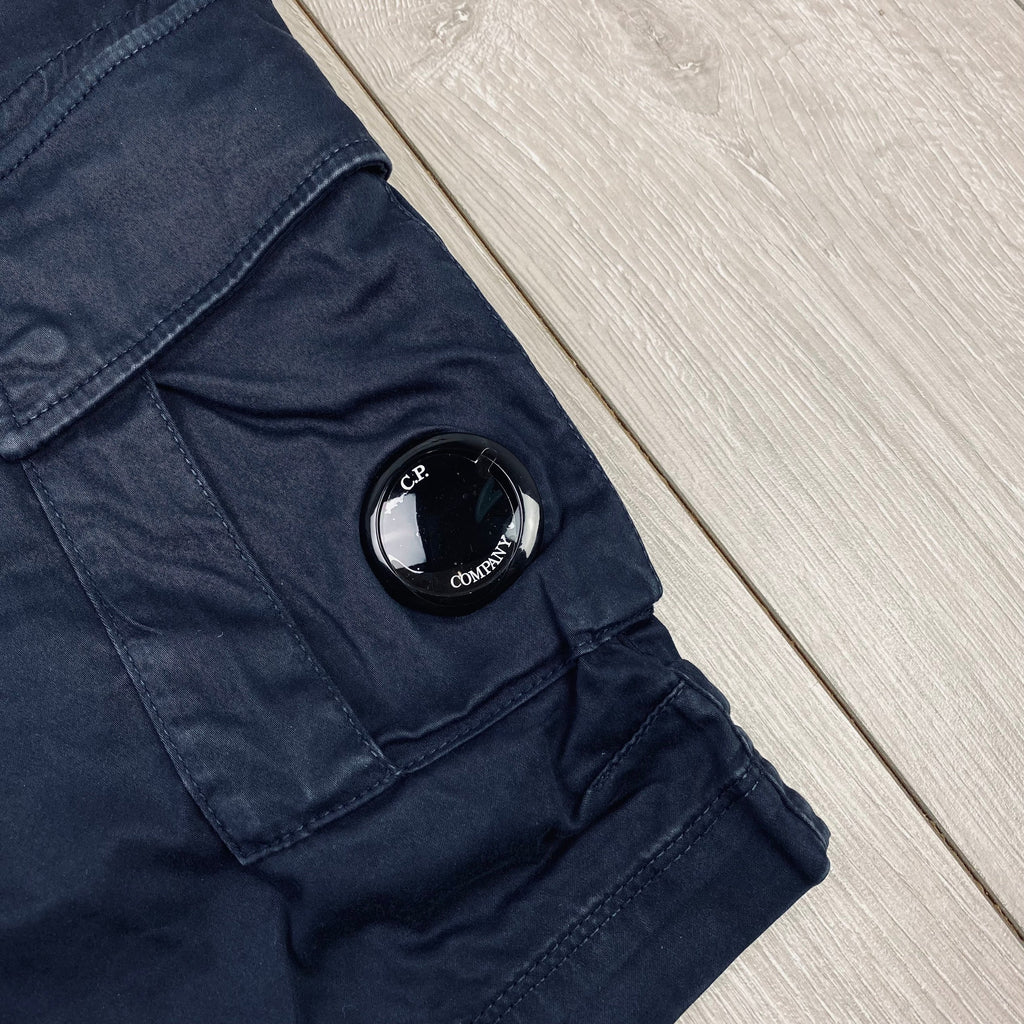 CP Company Cargo Shorts - Navy Ironleague
