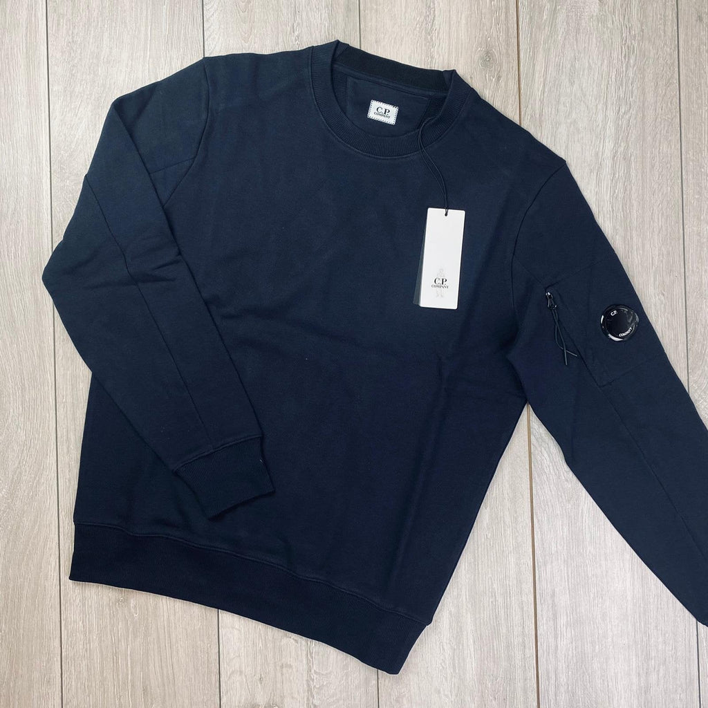 CP Company Raised Fleece Tracksuit - Navy Ironleague