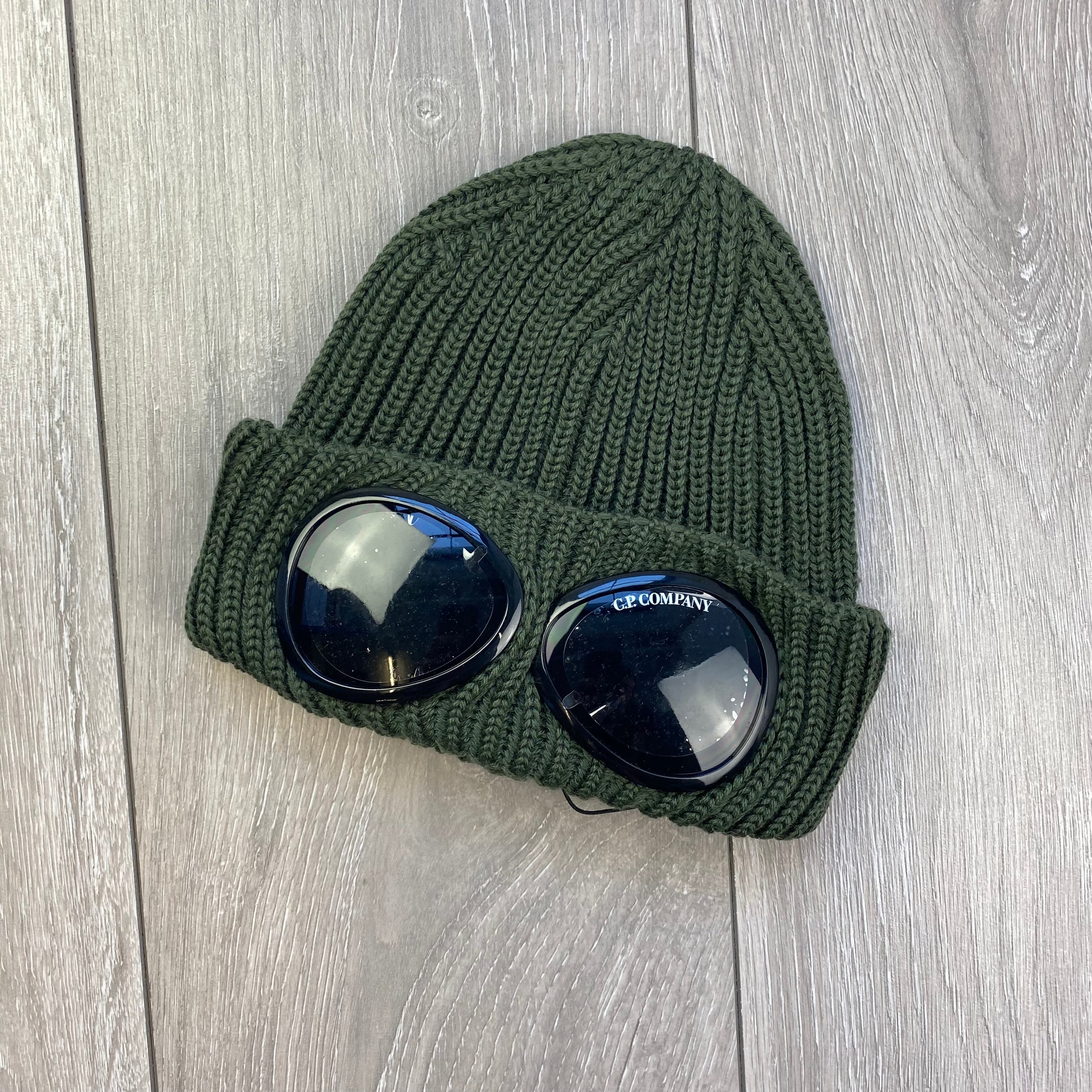 CP Company Goggle Beanie - Ivy Green Ironleague