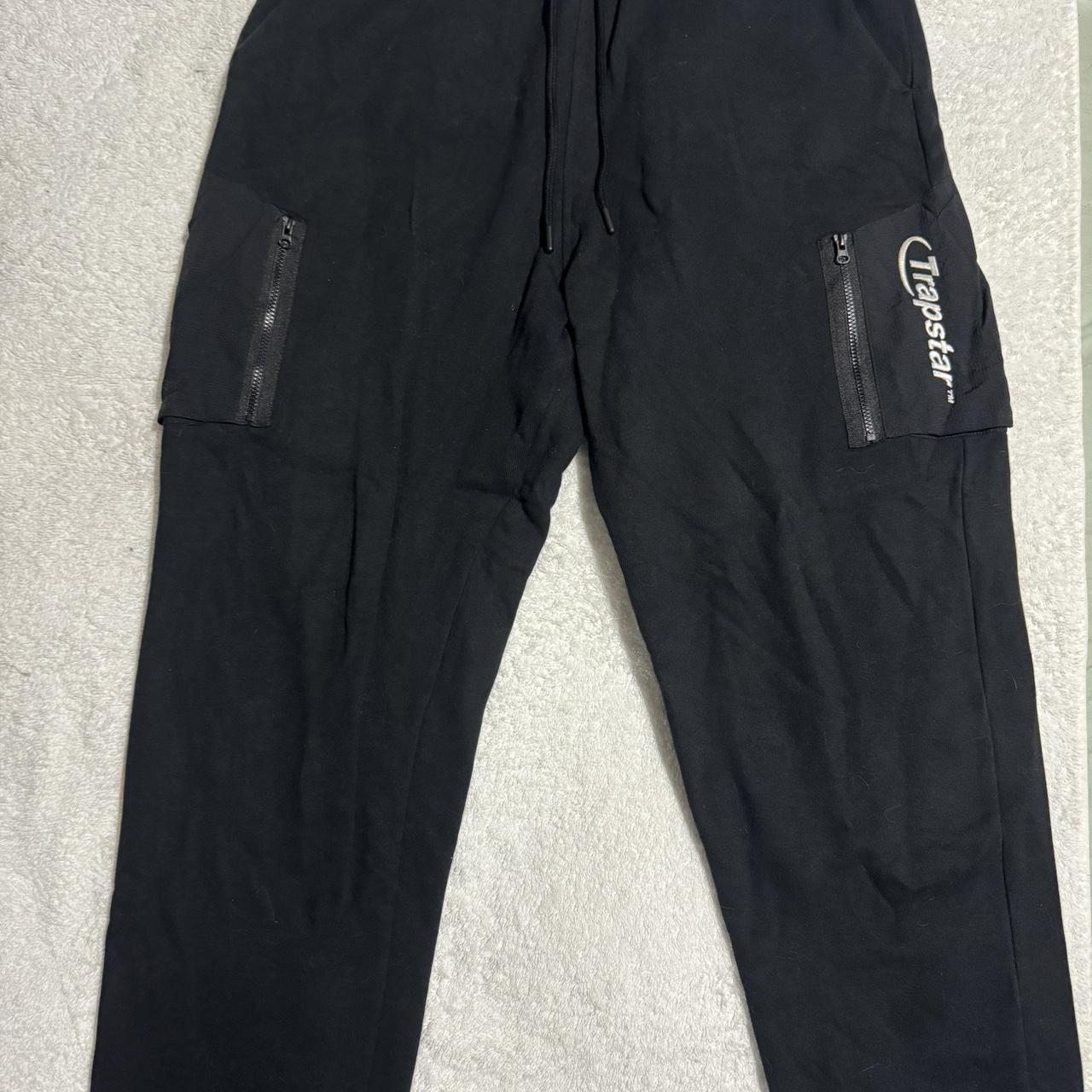 Trapstar Hyperdrive Pocket Tracksuit - Black/Grey Ironleague
