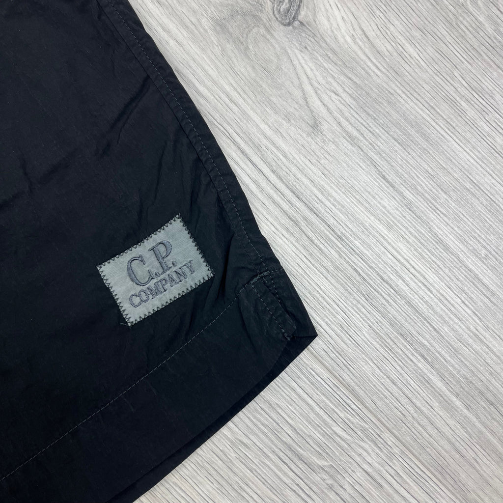CP Company Chrome Swim Shorts - Black Ironleague