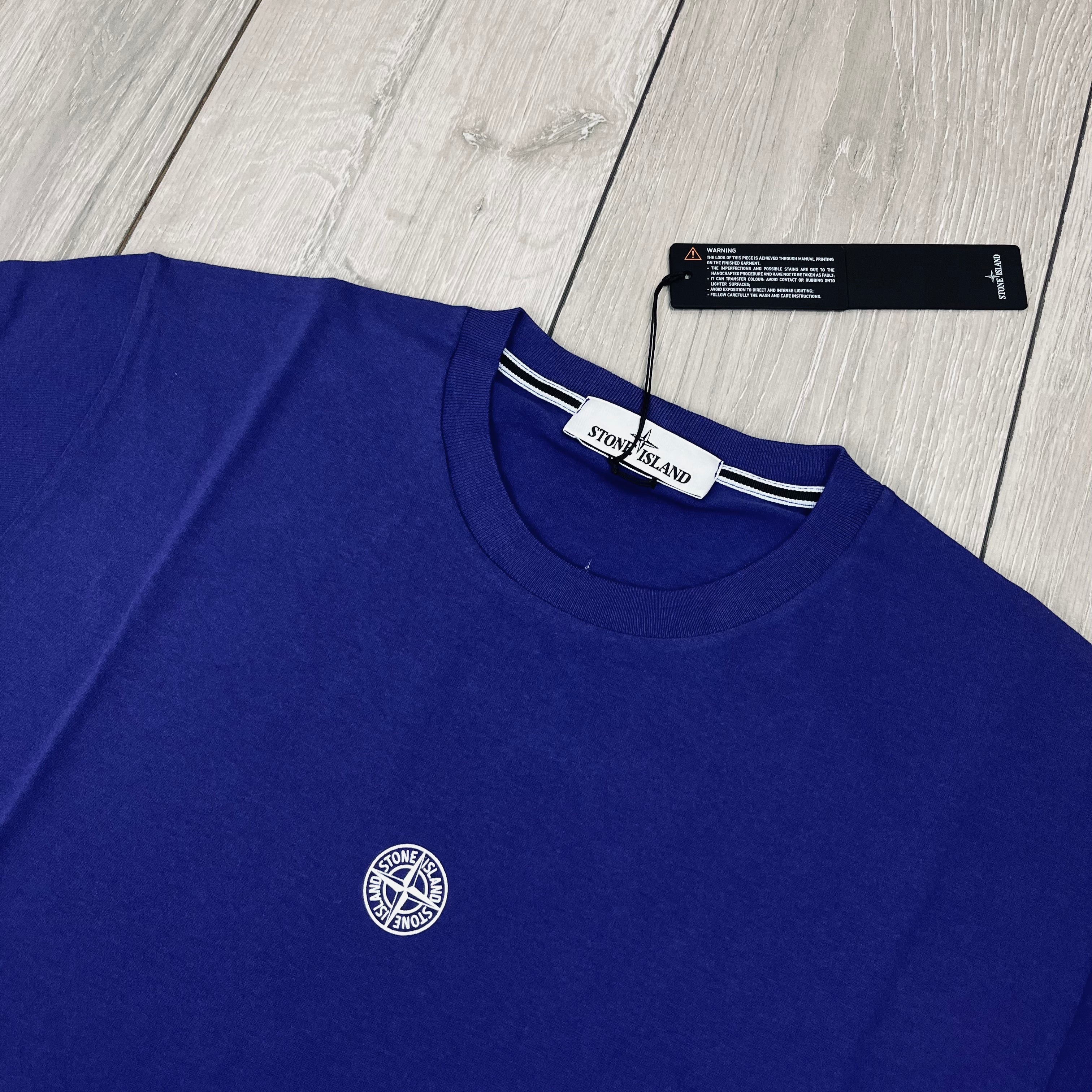 Stone Island Printed T-Shirt - Bluette Ironleague