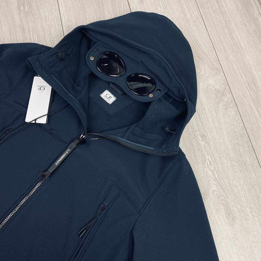CP Company Shell Goggle Jacket - Navy Ironleague