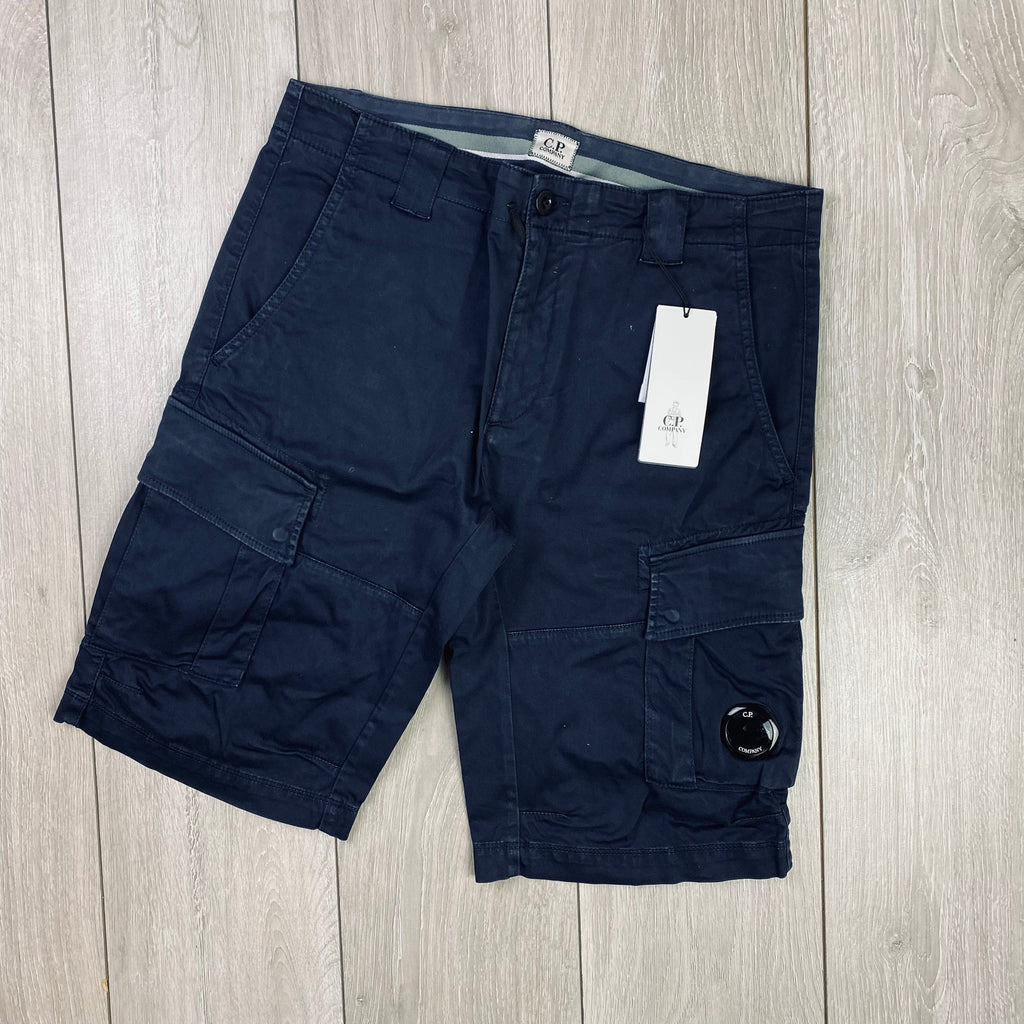CP Company Cargo Shorts - Navy Ironleague