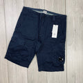 CP Company Cargo Shorts - Navy Ironleague