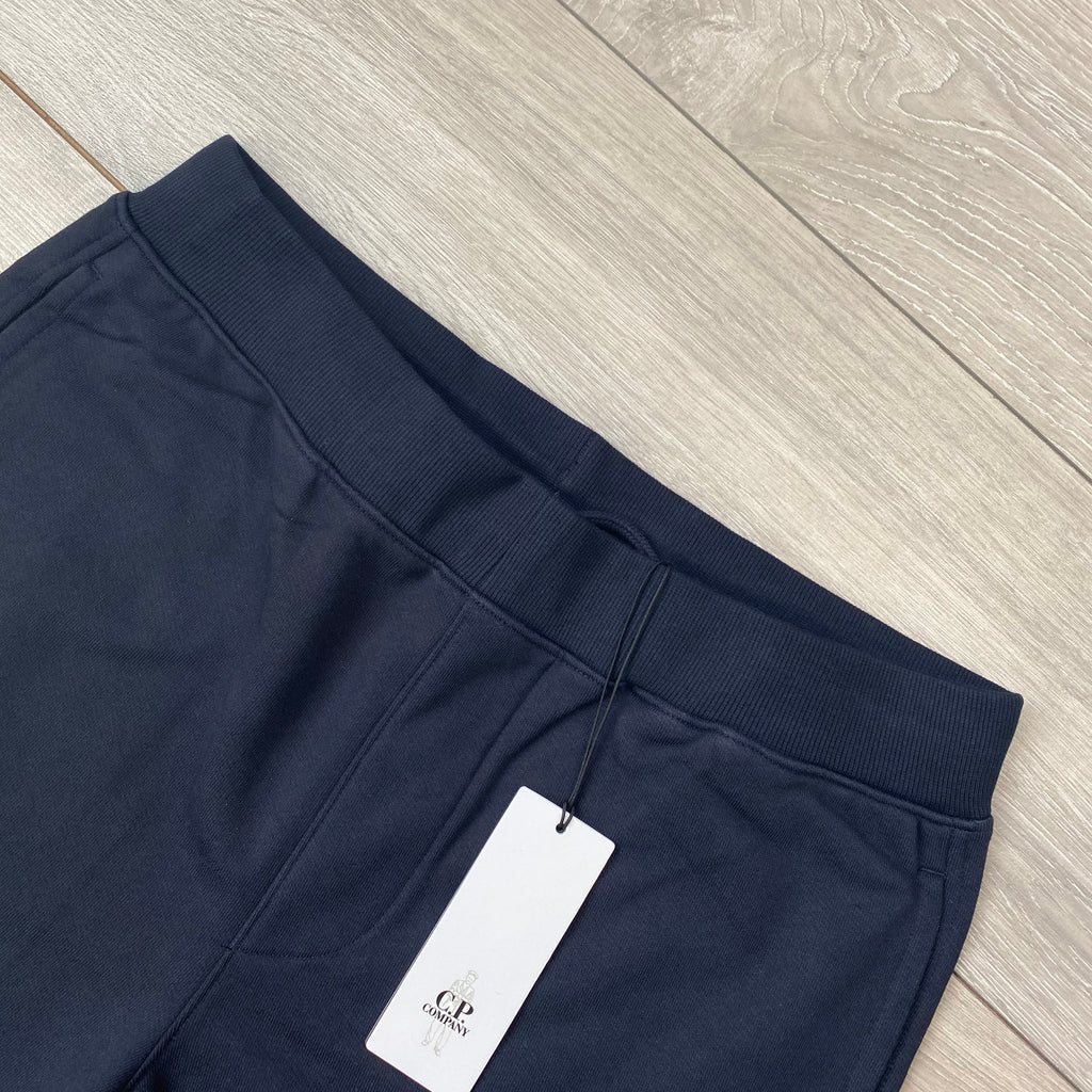 CP Company Raised Fleece Sweatpants - Navy Ironleague