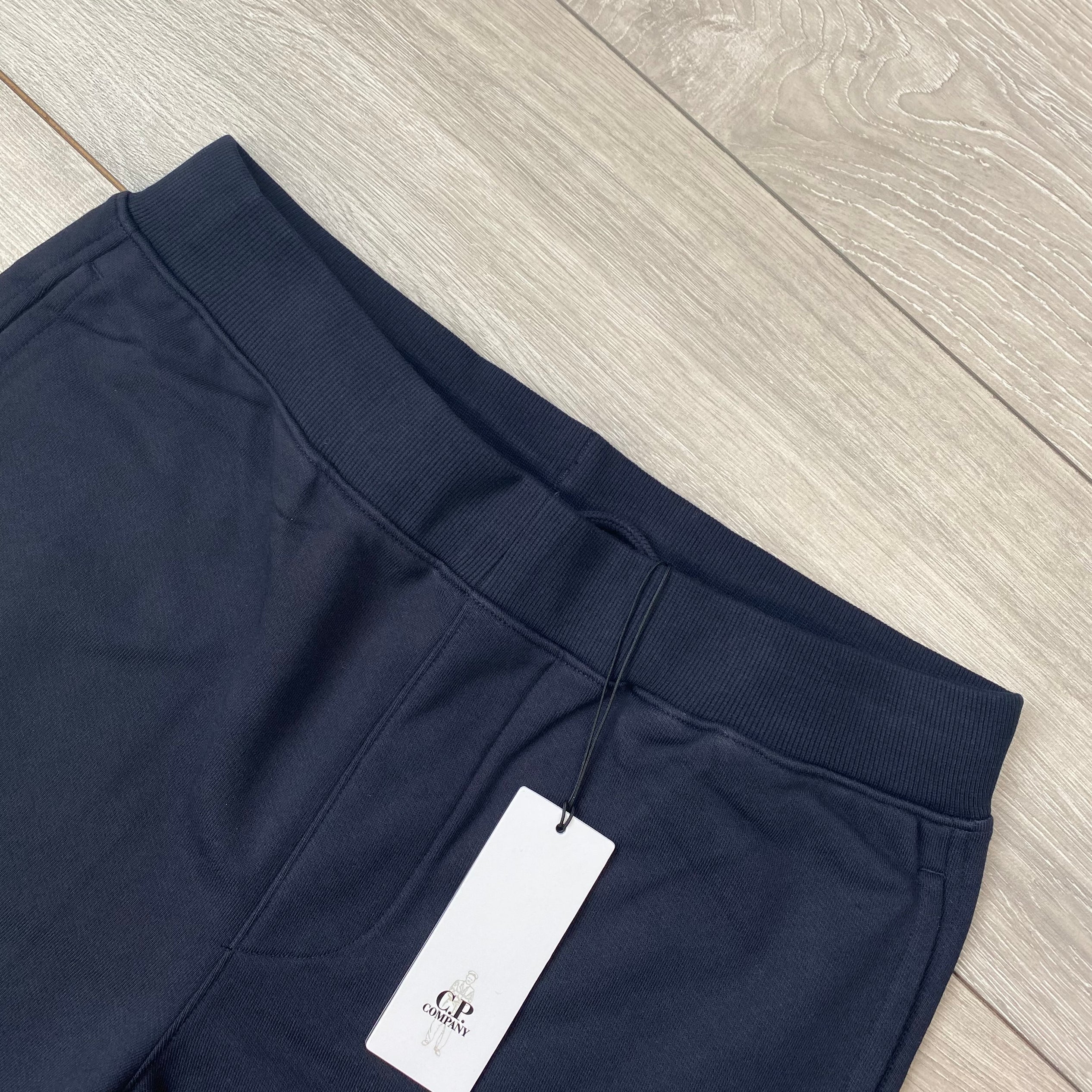 CP Company Raised Fleece Sweatpants - Navy Ironleague